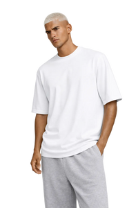 PLN WHT T [OVERSIZED]